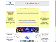 Tablet Screenshot of europractice.com